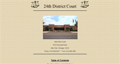 Desktop Screenshot of 24thdiscourt.org